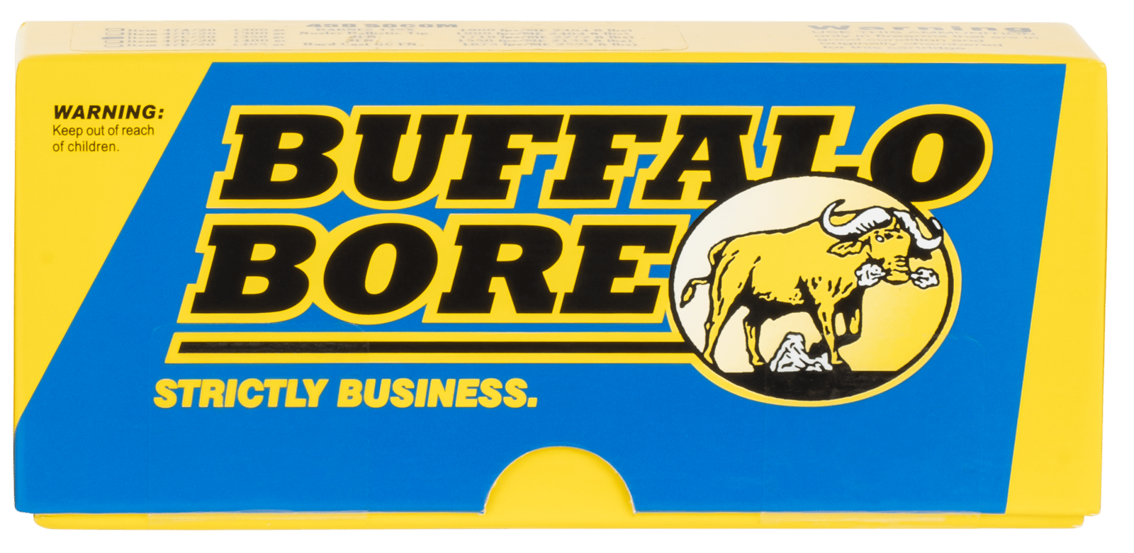 Buffalo Bore Ammunition 47C20 Hunting & Sniping Strictly Business 458SOCOM 350gr Semi Jacketed Flat Point 20 Per Box/12 Case