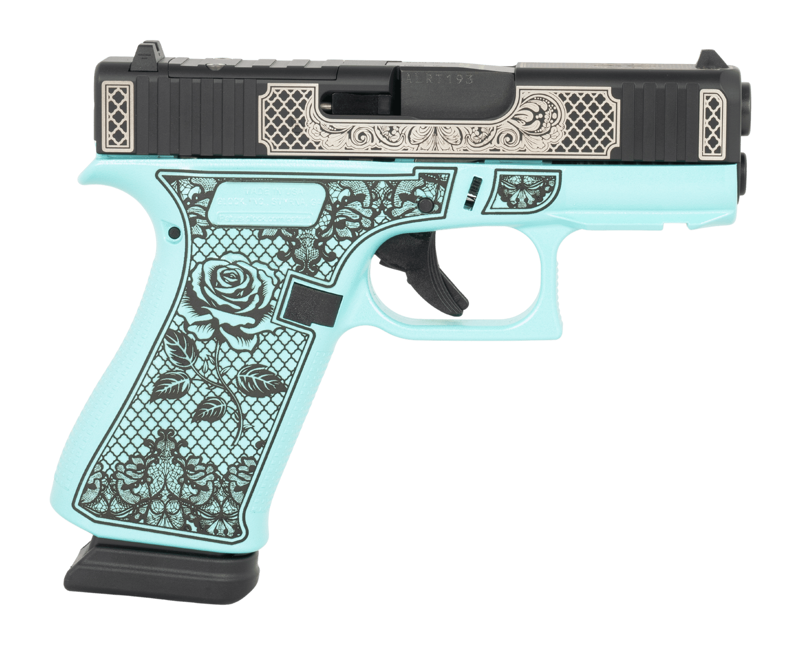 Glock UX4350204NR15ORGLREB G43X  9mm Luger 15+1 3.41"