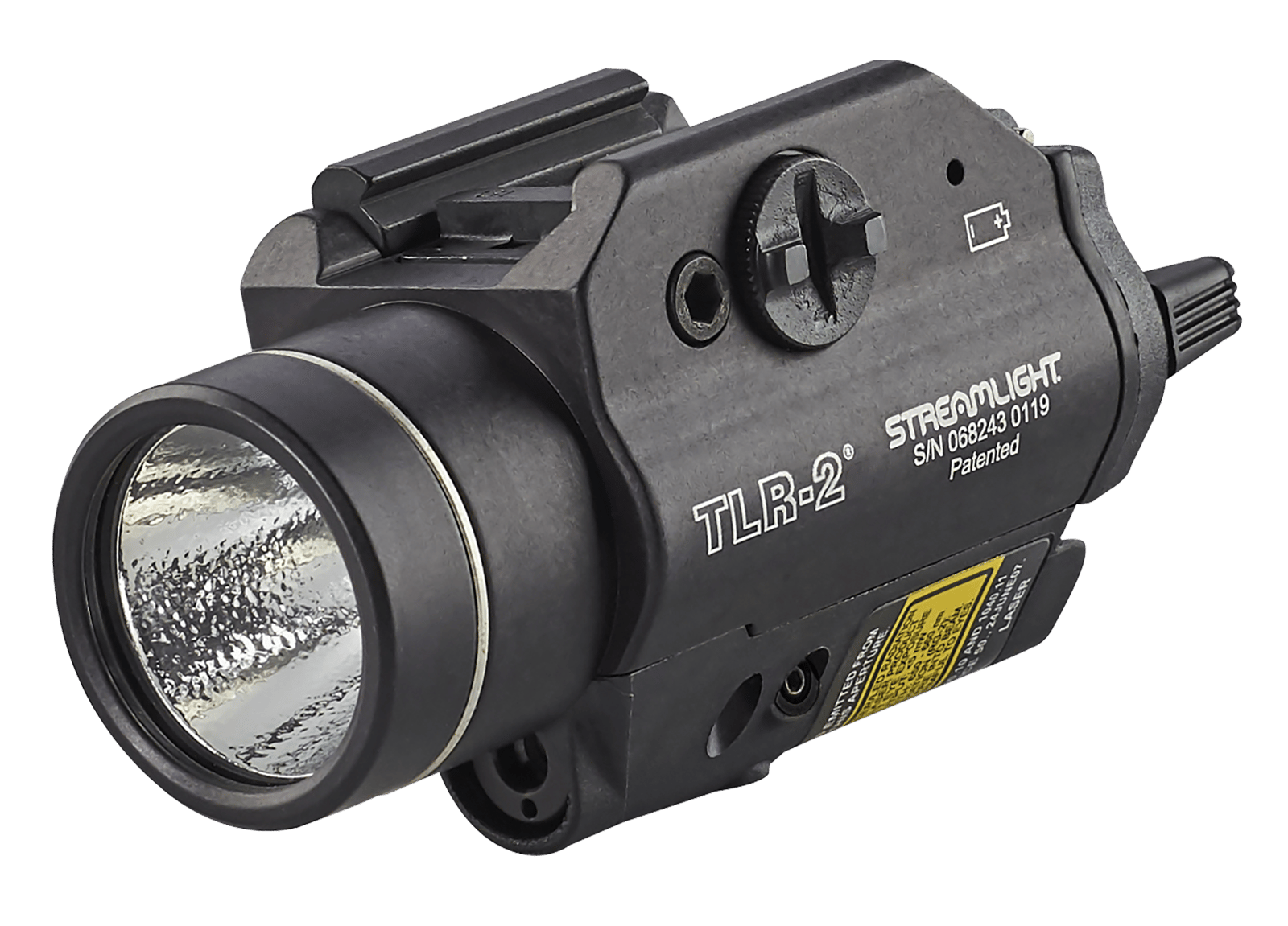 Streamlight 69120 TLR-2 Gun Light  Black Anodized 300 Lumens White C4 LED/Red Laser