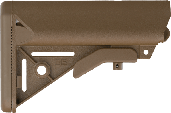 B5 Systems SOP1076 Enhanced SOPMOD Coyote Brown Synthetic for AR-Platform with Mil-Spec Receiver Extension (Tube Not Included)