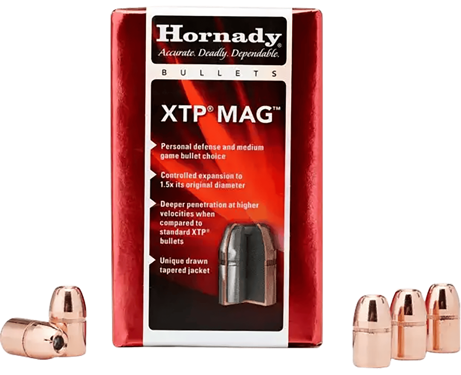 Hornady 45220 XTP Mag 45 Cal .452 240 gr XTP MAG 100 Per Box/ 15 Case