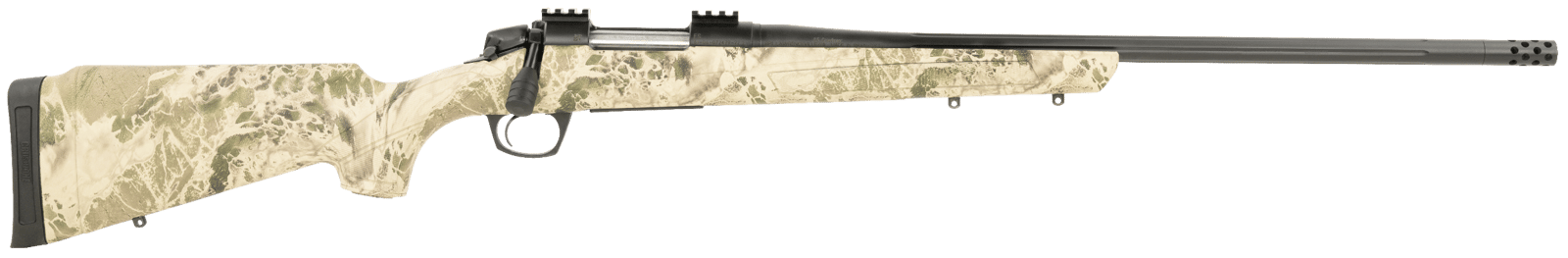 CVA CR3991 Cascade XT Full Size 300 Win Mag 3+1 24" Graphite Black Cerakote Steel Threaded Barrel, Realtree Hillside Adj w/Soft Touch Synthetic Stock
