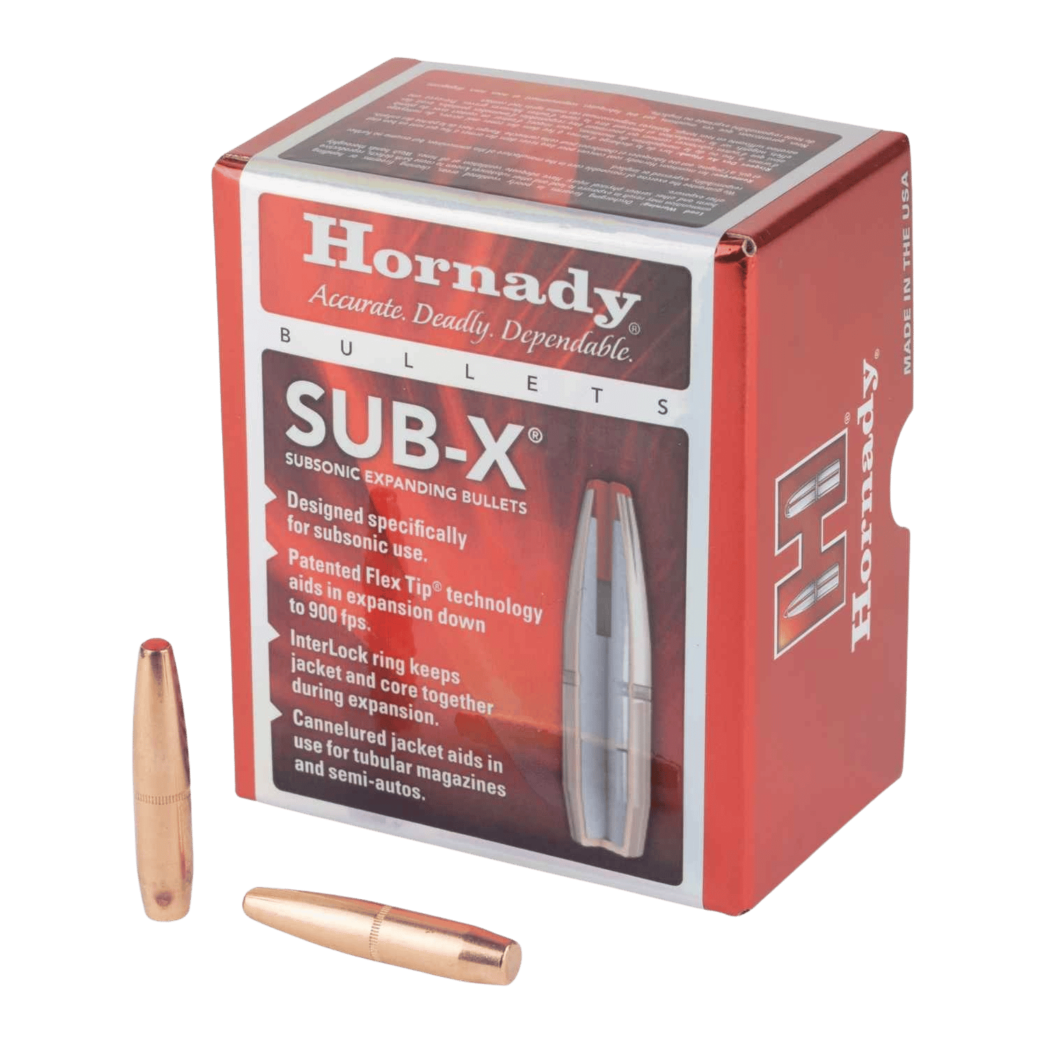 Hornady 33394 Sub-X  338Cal 307gr 50 Per Box/15Case