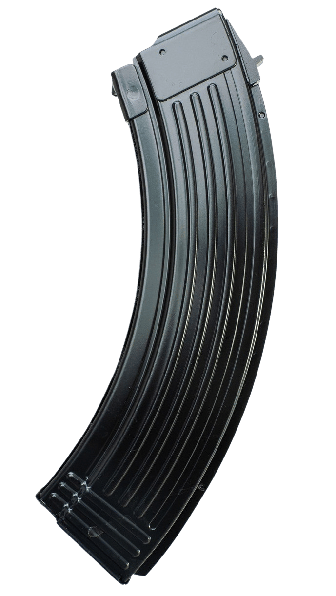 Global Ordnance LLC 810091157497   40rd Fully Ribbed 7.62x39mm Fits AK-47 Black Steel