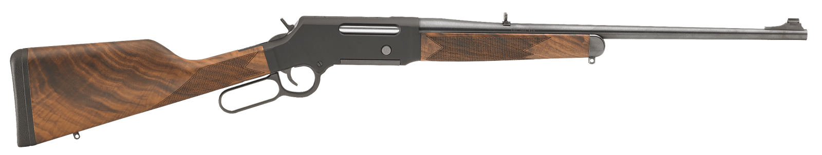 Henry H014S65 Long Ranger  Full Size 6.5 Creedmoor 4+1 22" Blued Steel Barrel, Black Hard Coat Anodized Steel Receiver, American Walnut Stock Right Hand