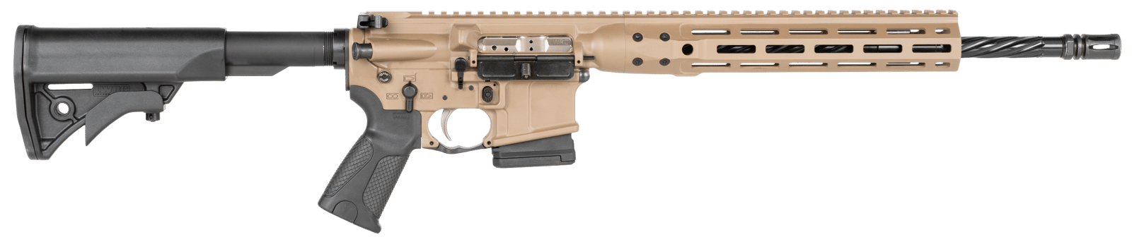 LWRC ICDIR5CK16MLCAC Individual Carbine *CA Compliant 5.56x45mm NATO 10+1 16.10" Barrel, Exclusive Flat Dark Earth Anodized Receiver, A2 Flash Hider, Adjustable Stock, Magpul MOE+ Grip, Optics Ready