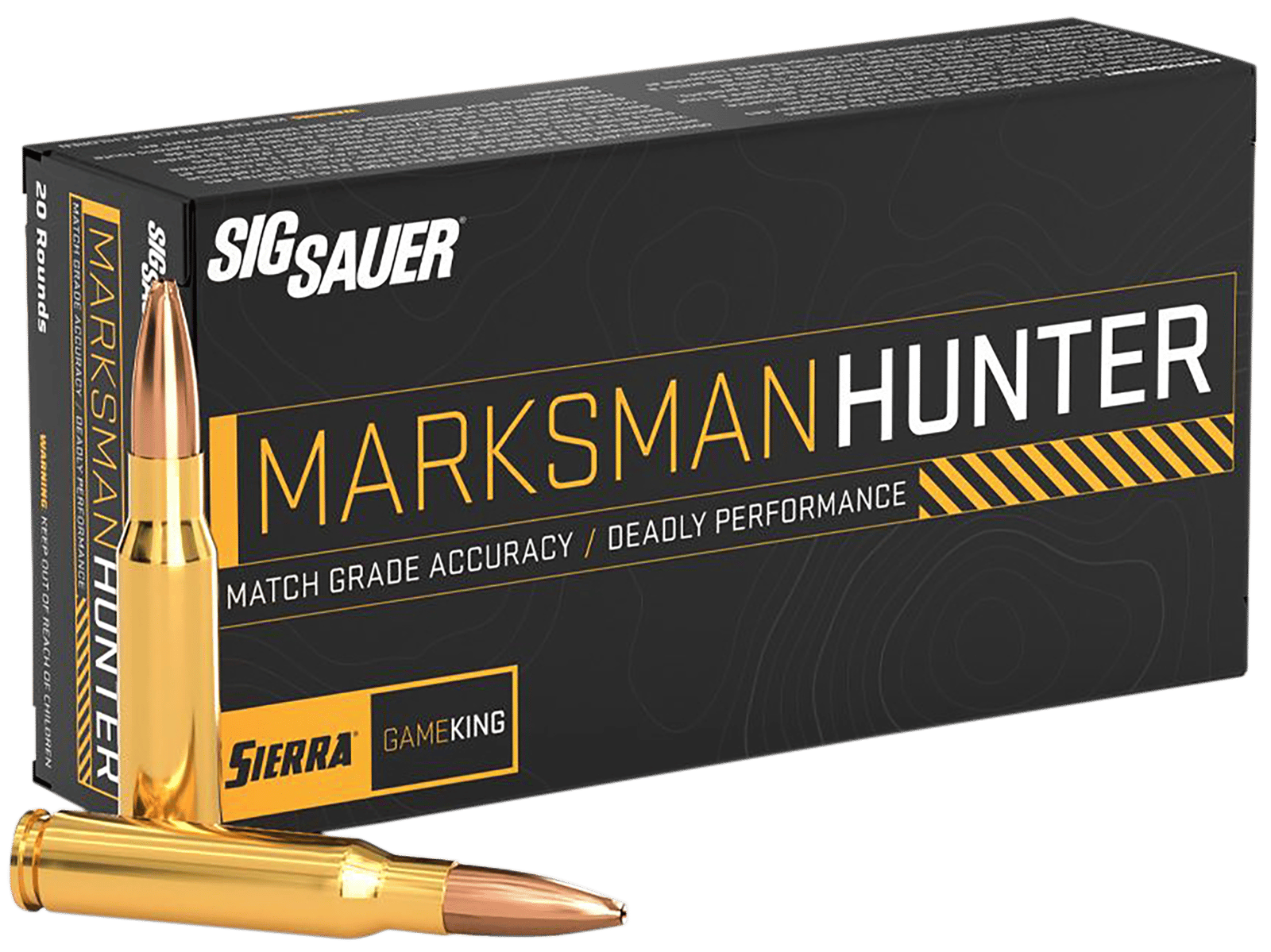 Sig Sauer E7RMGK16020 Marksman Hunter  7mmRem 160gr 20 Per Box/10 Case