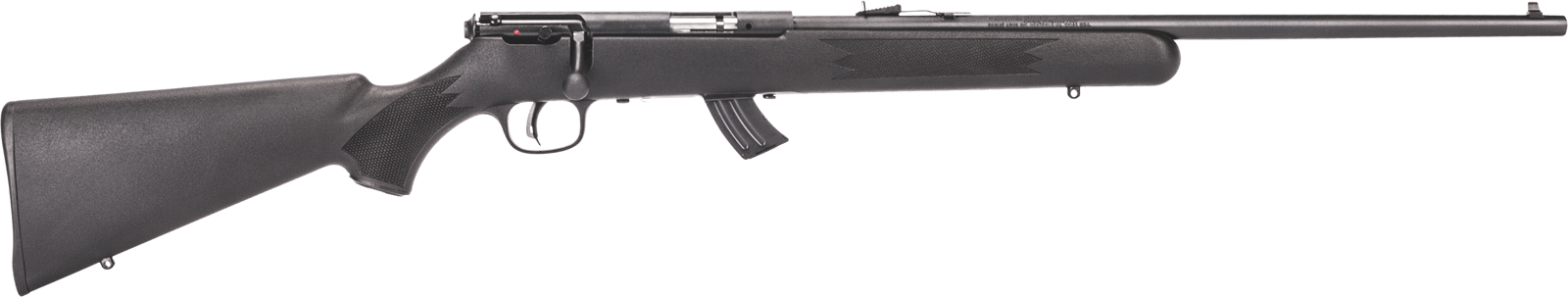 Savage Arms 26700 Mark II F Full Size 22 LR 10+1 21" Matte Black Button Rifled Barrel, Matte Black Drilled & Tapped Carbon Steel Receiver, Matte Black Fixed Sporter Synthetic Stock, Right Hand
