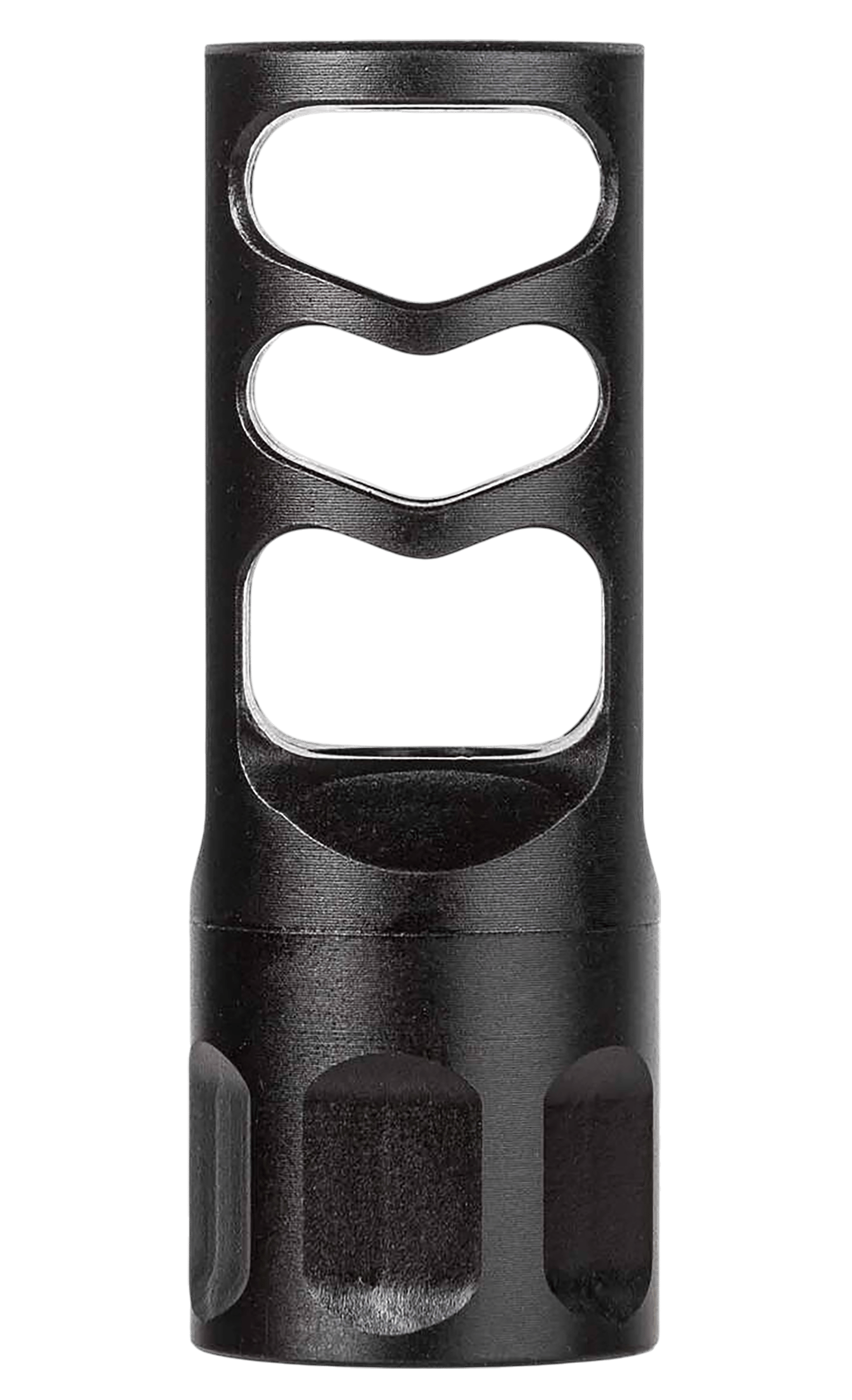Tapco TAP22046 Self Timing Muzzle Brake Black Nitride Steel 5/8"x24 Threads 30 Cal