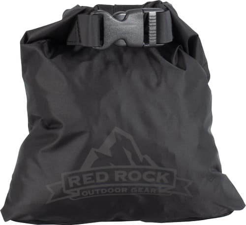 RED ROCK ROLL TOP DRY BAG 1 LITER WATERPROOF BLACK