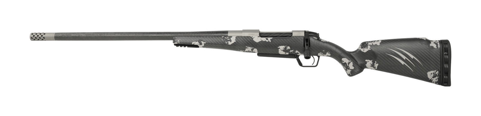 Fierce Firearms ROGSCLHX7PRC22GP Carbon Rogue XP 7mm PRC 3+1 22" Carbon Fiber Match Grade Barrel, Glacier Cerakote Stainless Steel Drilled & Tapped Receiver, Phantom Camo C3 Carbon Synthetic Stock, Le