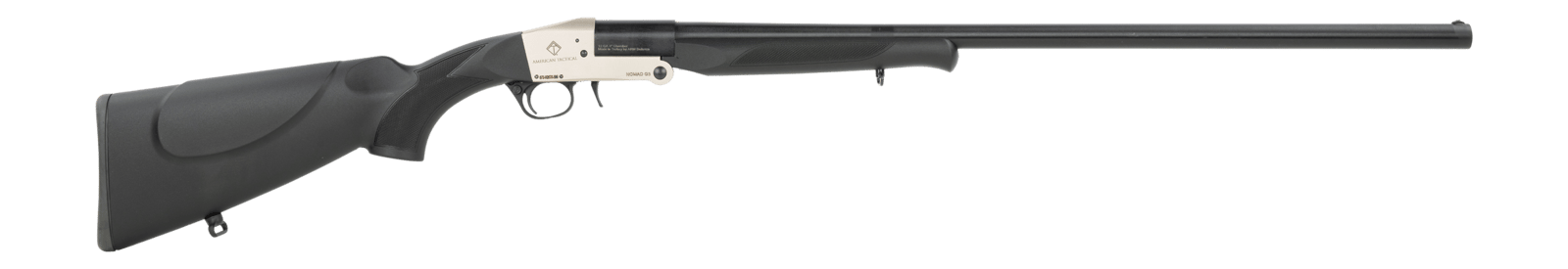 ATI ATIG12NMD28G3 Nomad Gen3 12 Gauge Break Open 3" 1rd 28" Black Single Shot Barrel, Fixed Black Synthetic Stock