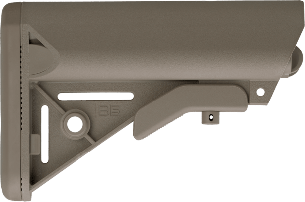 B5 Systems SOP1075 Enhanced SOPMOD Flat Dark Earth Synthetic for AR-Platform with Mil-Spec Receiver Extension (Tube Not Included)