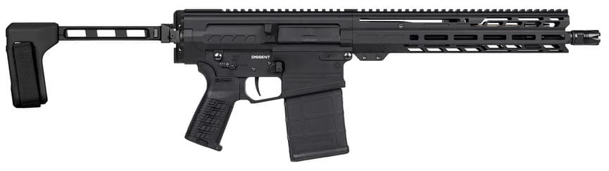 CMMG DISSENT MK3 BRACED 308WIN 12.5 ARMOR BLACK