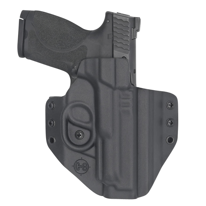 C&G Holsters 0566100 Covert  OWB Black Kydex Belt Loop Fits S&W M&P 9/40 4.25"
