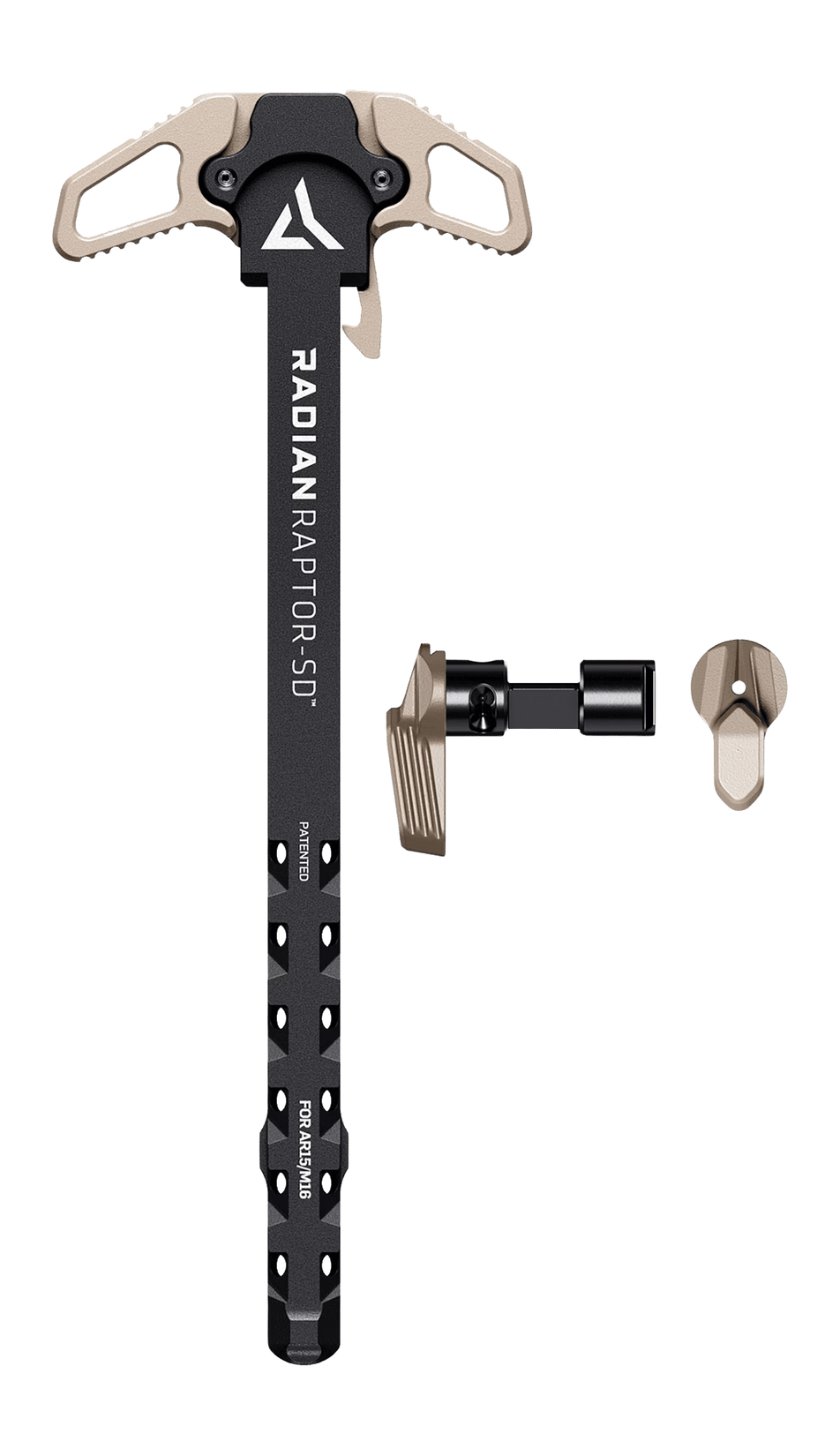 Radian Weapons R0940 Raptor SD 45/90 Charging Handle AR-15/M16 Flat Dark Earth Aluminum Ambidextrous
