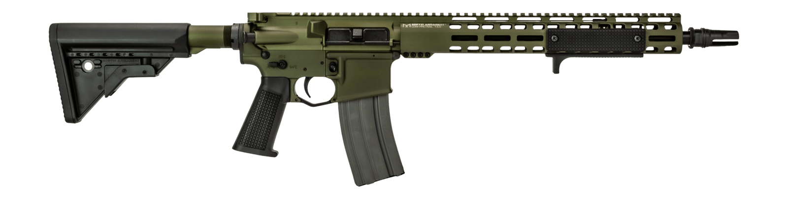 Griffin Armament MK1PATROLWHG-W MK1 Patrol 223 Wylde 30+1 14.50" Black Anodized Barrel, Warhawk Green Anodized Aluminum Receiver w/Picatinny Rail, M-LOK Handguard, Griffin Extreme Condition Black Poly