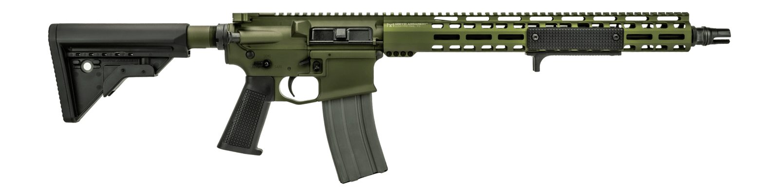 Griffin Armament MK2RECCEWHG-W MK2 RECCE 223 Wylde 30+1 16.10" Black Anodized Barrel, Warhawk Green Anodized Aluminum Receiver w/Picatinny Rail, M-LOK Handguard, Griffin Extreme Condition Black Polyme