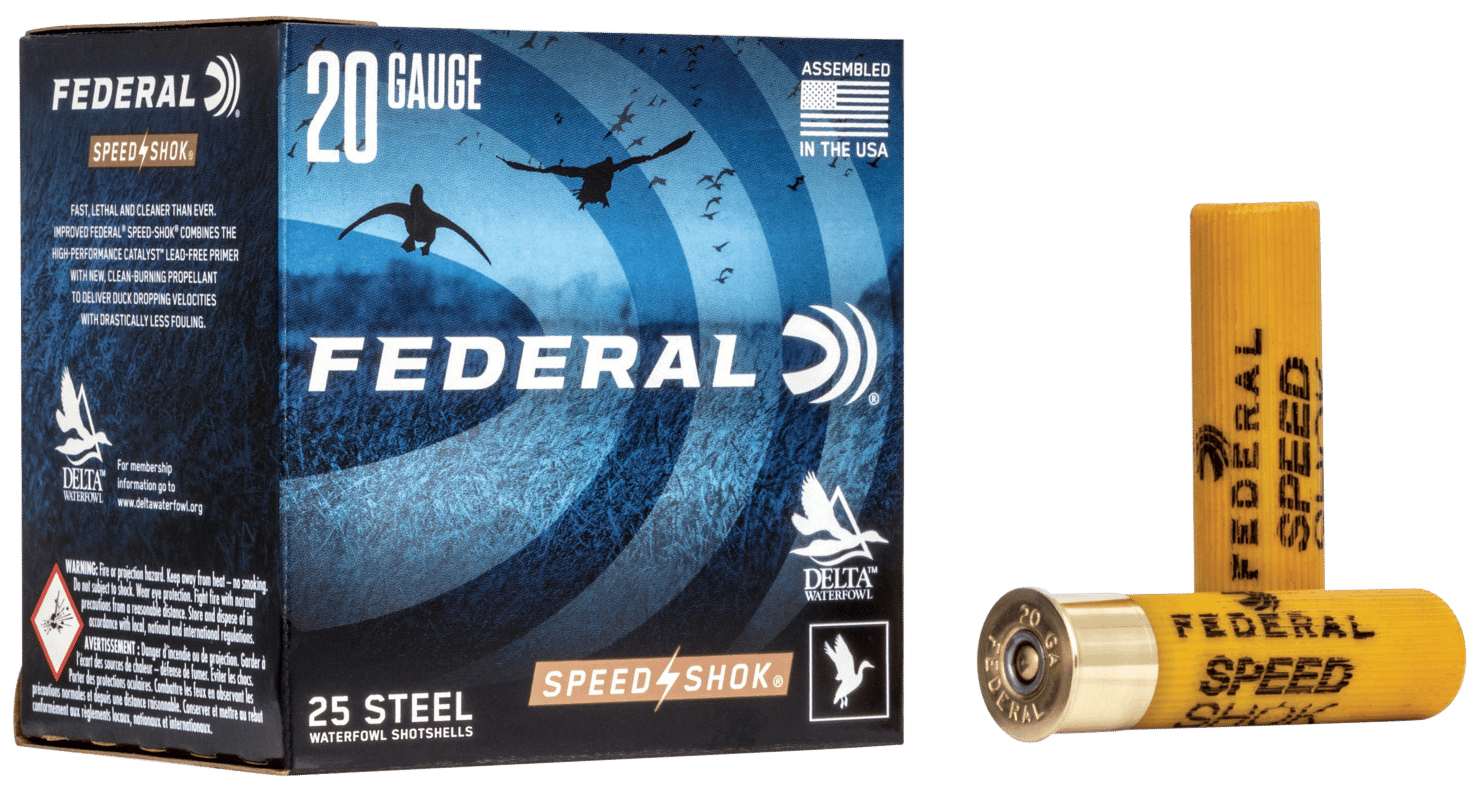 Federal WF2092 Speed-Shok  20Gauge 3" 7/8oz 2Shot 25 Per Box/10 Case