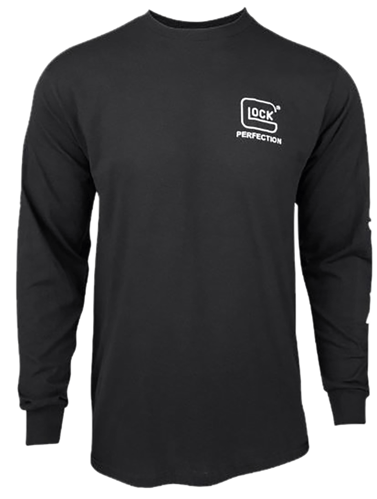 Glock AP96099 Perfection Long Sleeve Tee Black Pre-Shrunk Cotton Long Sleeve Medium