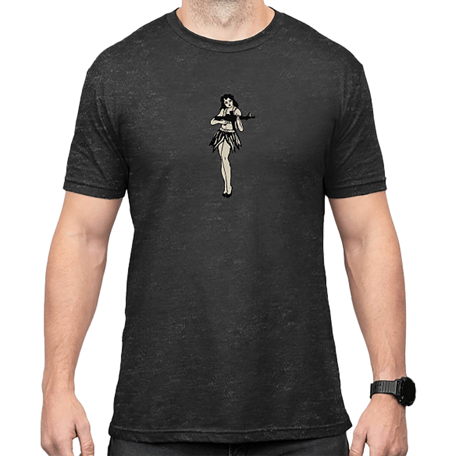 Magpul MAG1117-010-XL Hula Girl CVC  Charcoal Gray Cotton/Polyester Short Sleeve XL