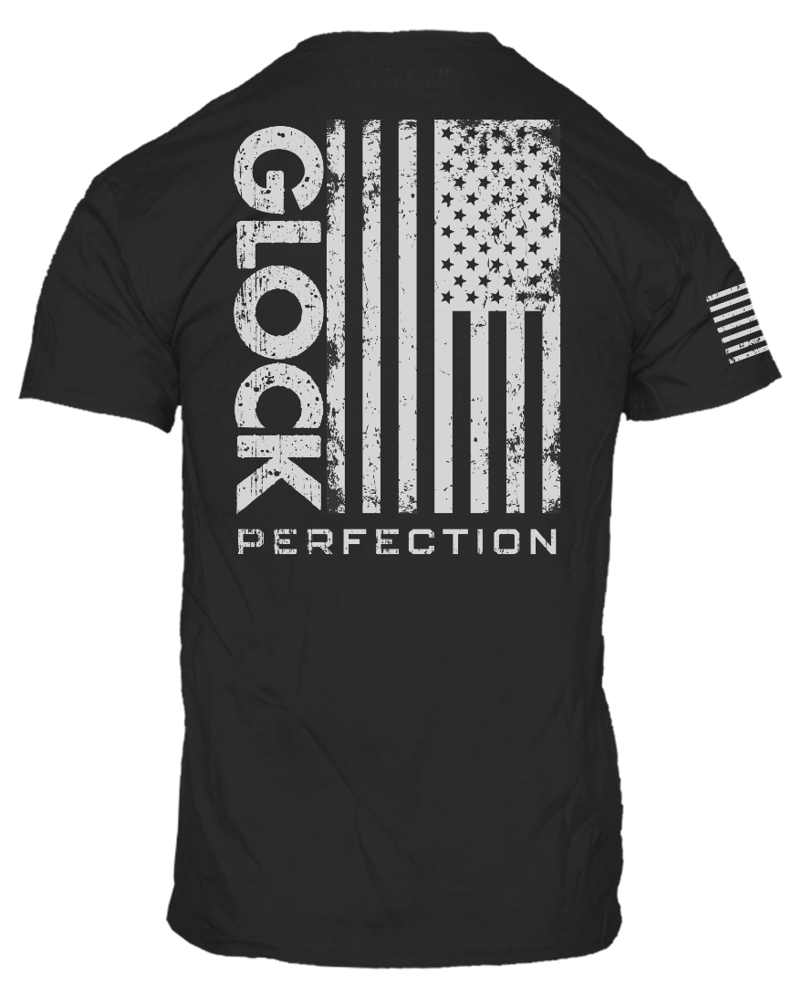 GLK AP96393 PERFECTION FLAG TEE L   BLK