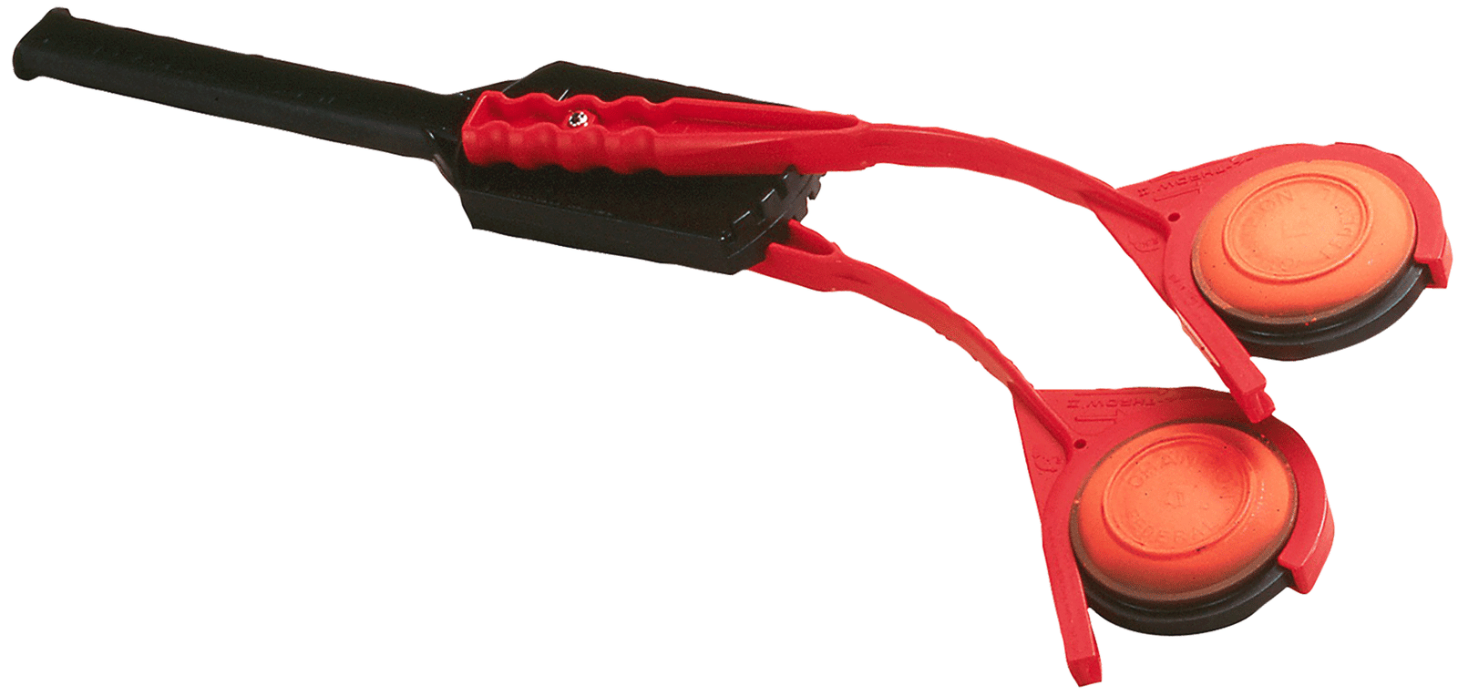 MTM Case-Gard EZDT40 EZ Throw Double Red Polymer Manual Cocking 31" Long Double Ambidextrous Hand