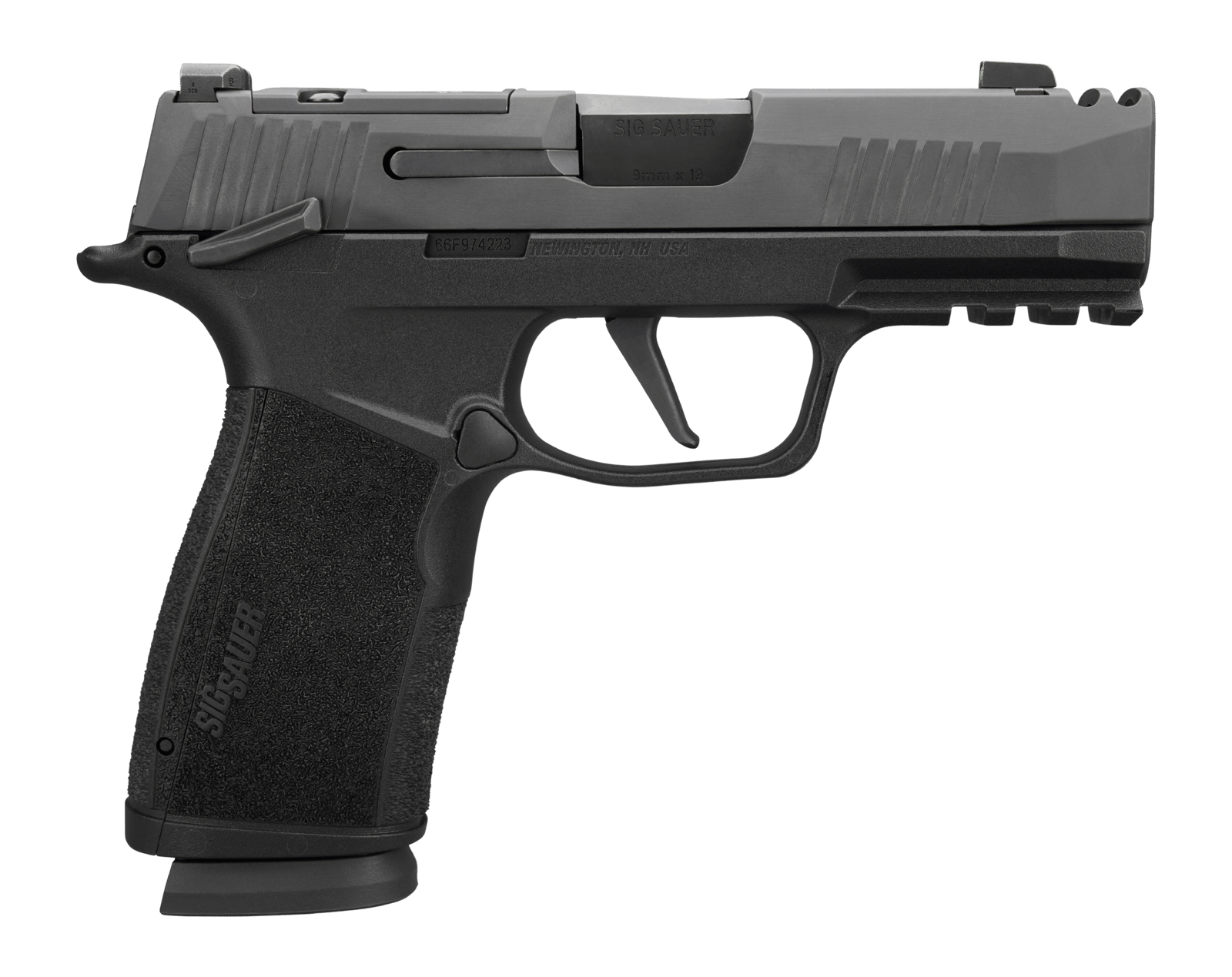 Sig Sauer 365XCA9COMPMS P365 XMacro COMP Compact 9mm Luger 17+1 3.10" Black Barrel, Black Nitron Stainless Steel Integrated Compensator/Optic Ready/Serrated Slide, Black Stainless Steel Frame w/Beaver