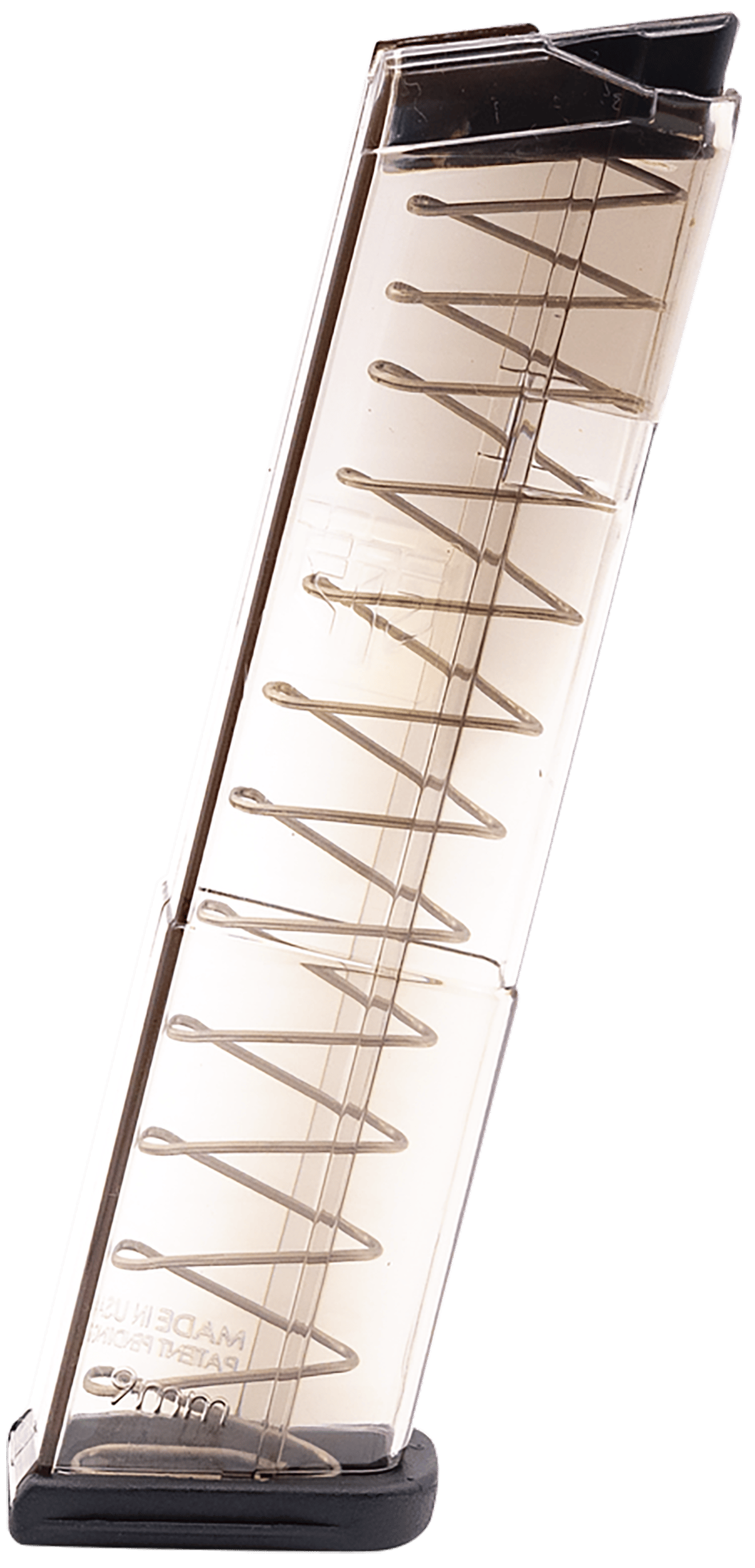 ETS Group GLK4312 Pistol Mags  12rd 9mm Luger Compatible w/ Glock 43 Clear Polymer