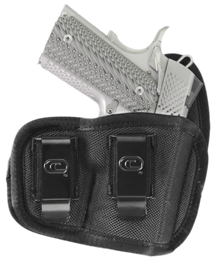 Crossfire Shooting Gear CRFCYCLSA1M1R The Cyclone  IWB/OWB Size 01 Black Foam Laminate Belt Clip Fits Micro 1-1.50" Barrel Right Hand