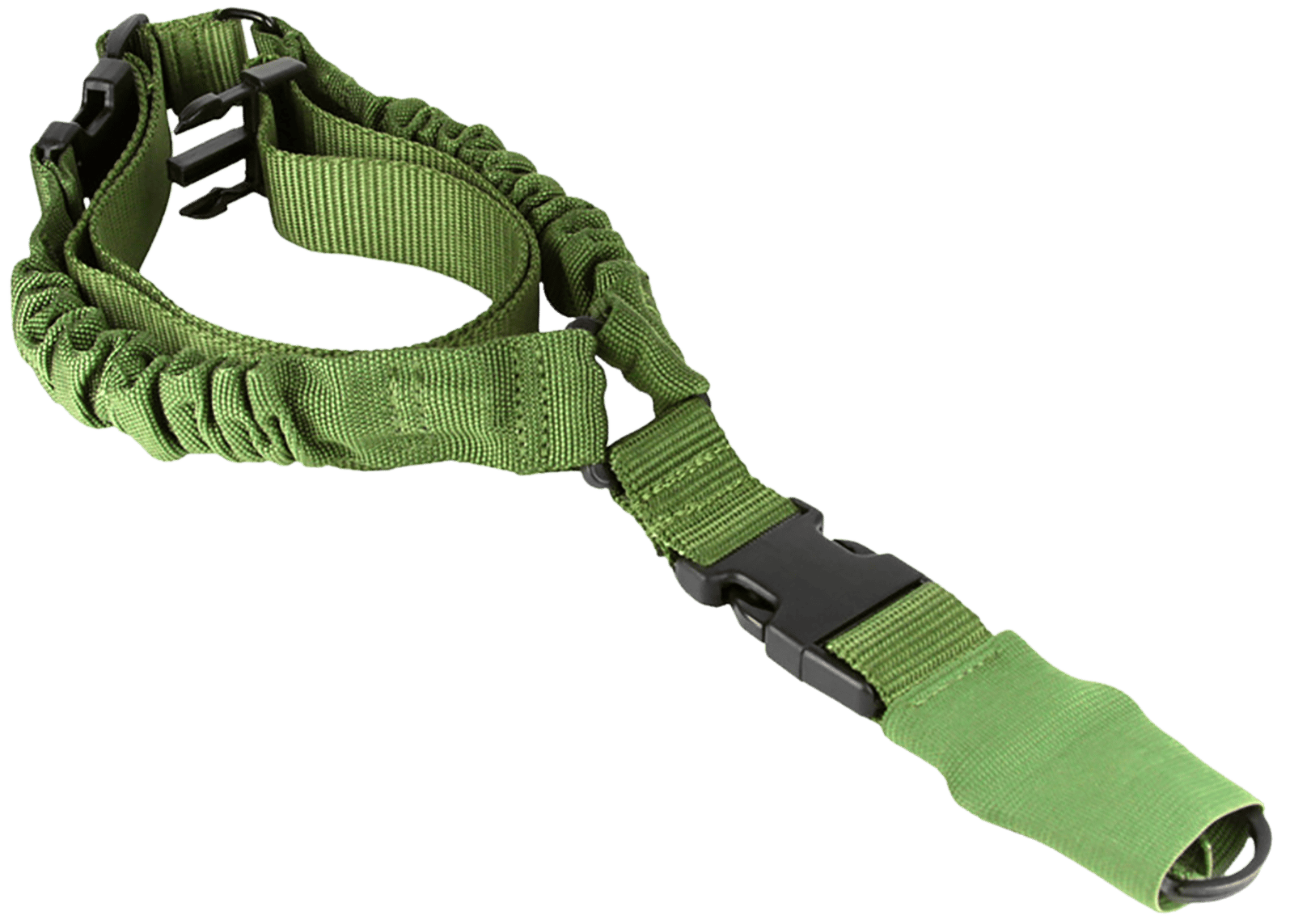 Aim Sports AOPS01G One Point  Green Elastic Webbing 26" OAL Bungee Rifle