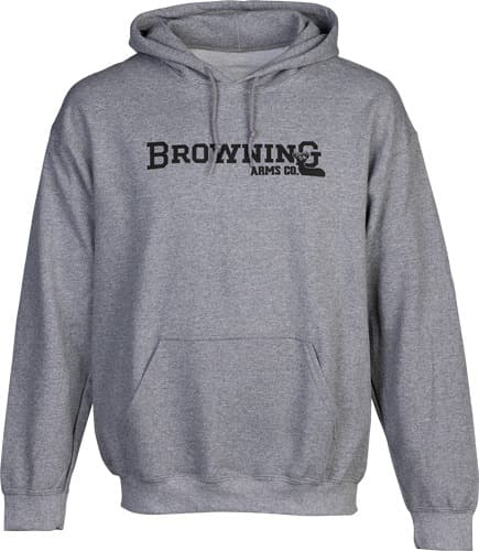 BROWNING HOODIE BACKFENCE HEATHER GRAY XXLARGE