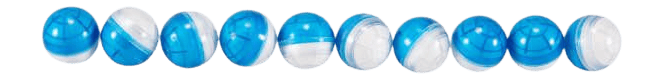 UMA 2292302 P2P POWDER BALLS 10 CT  BLUE/WHITE