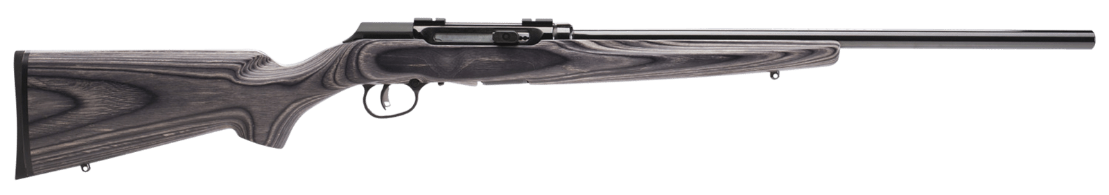 Savage Arms 47006 A17 Target Sporter Full Size 17 HMR 10+1 22" High Luster Heavy Target Barrel, High Luster Drilled & Tapped Carbon Steel Receiver, Satin Gray Fixed Laminate Stock, Right Hand