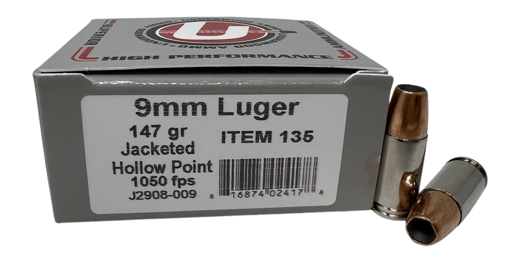 UA 135  9MM 147GR GJHP                       20/10