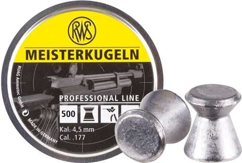 RWS PELLETS 177 MEISTERKUGELN 8.2 GRAINS PRO-LINE 500-PACK