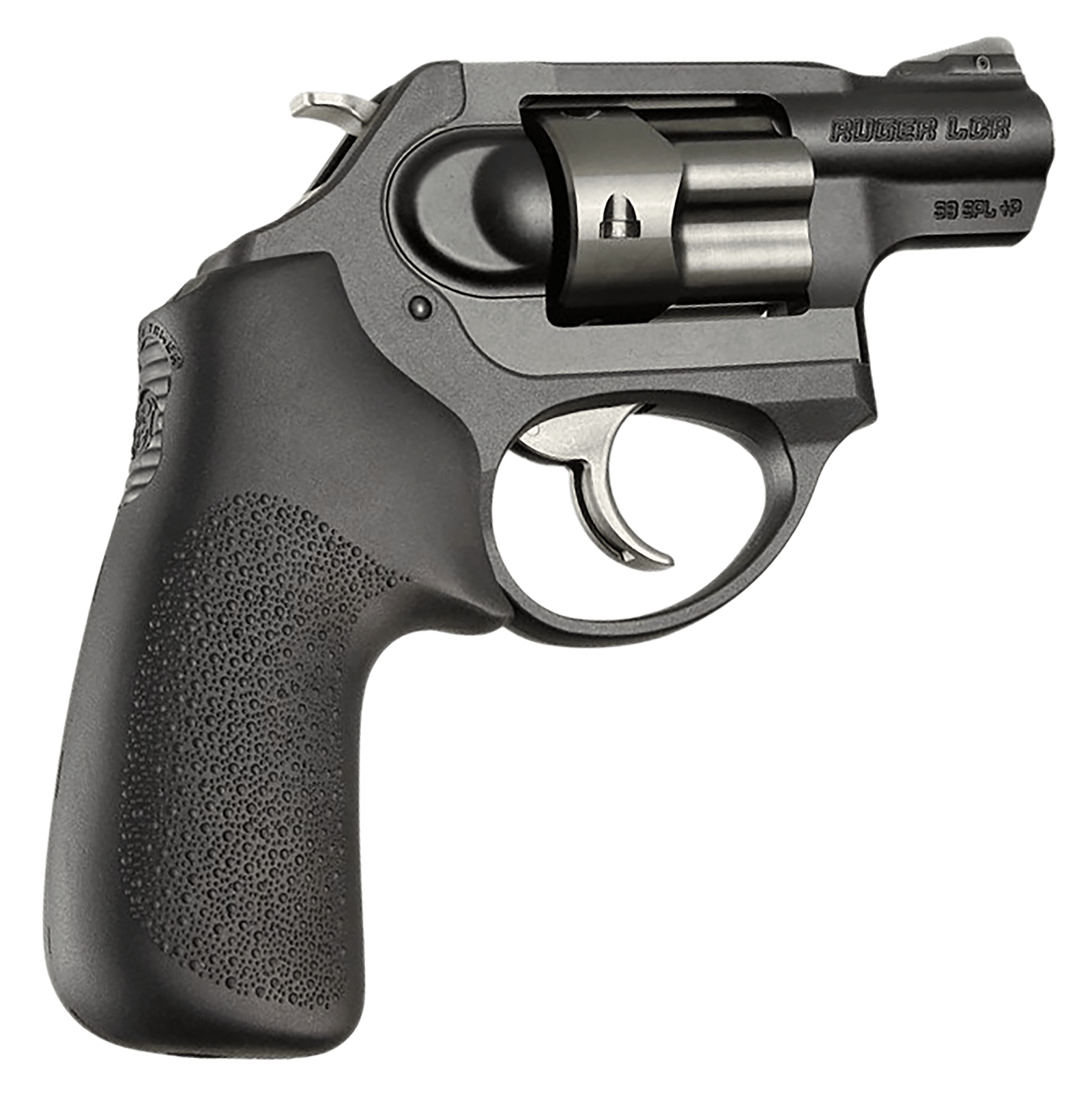 Hogue 78030 Tamer  Black Rubber Cushion Grip without Finger Grooves for Ruger LCR, LCRx