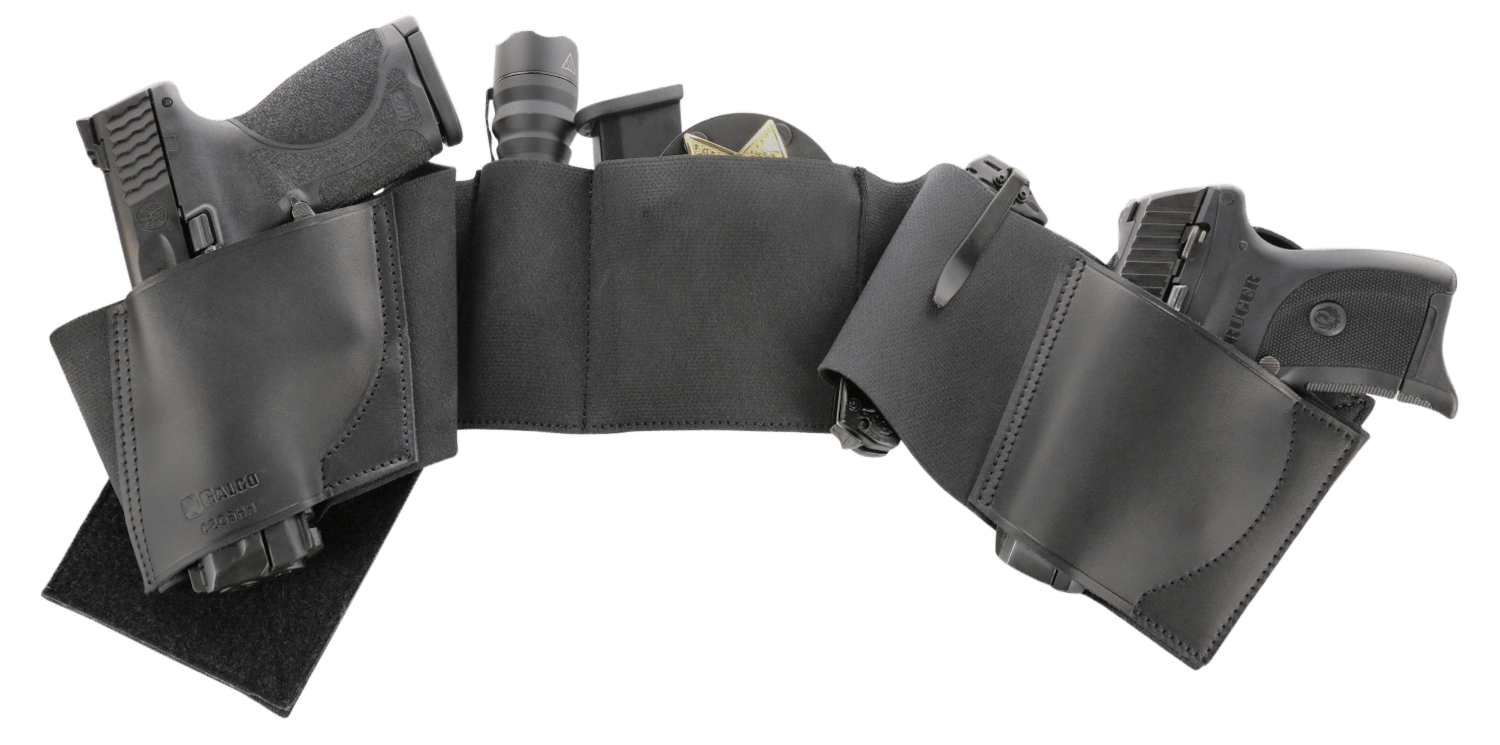 Galco UWBKLG2 UnderWraps 2.0 Black Large Leather/Nylon Handgun
