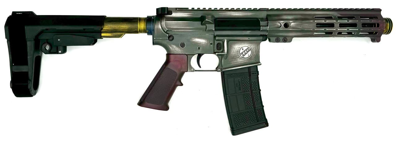 ZEUS ARMS AETHER BOBA FETT 5.56 PISTOL 7.5" SBA3 BRACE 1-30RD MAG