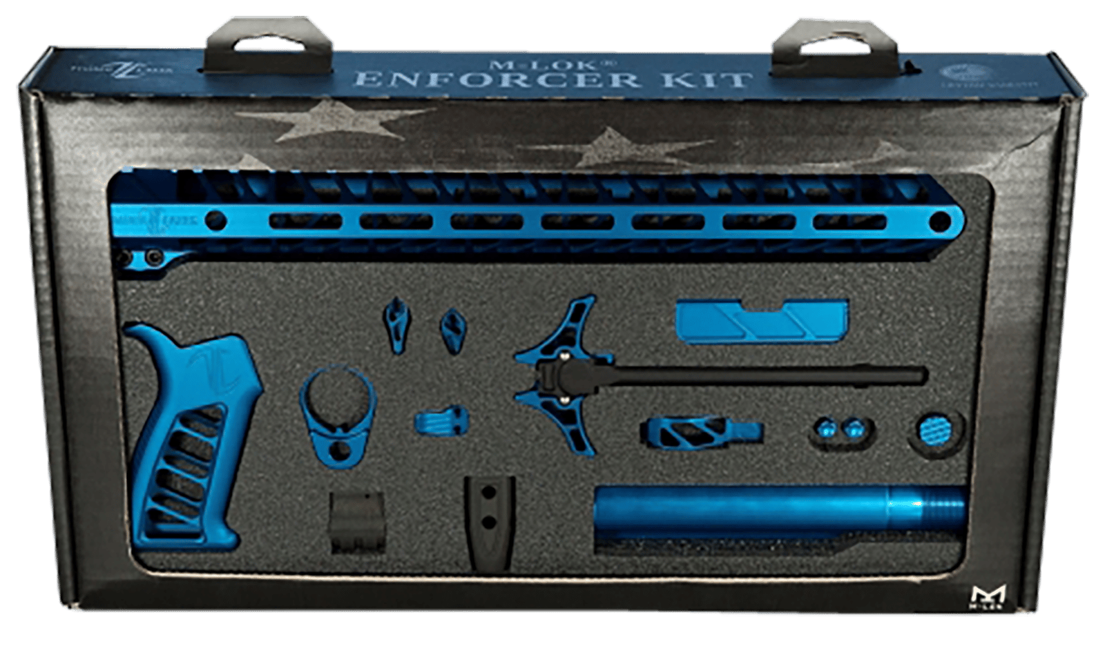 Timber Creek Outdoors TCOEKB Enforcer Complete Build Kit Blue Anodized for AR-15
