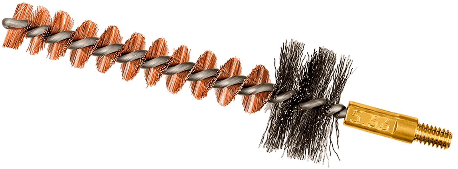 Otis FG367HT Chamber Brush  5.56mm Rifle #8-32 Thread 1" Bronze/Steel Bristles