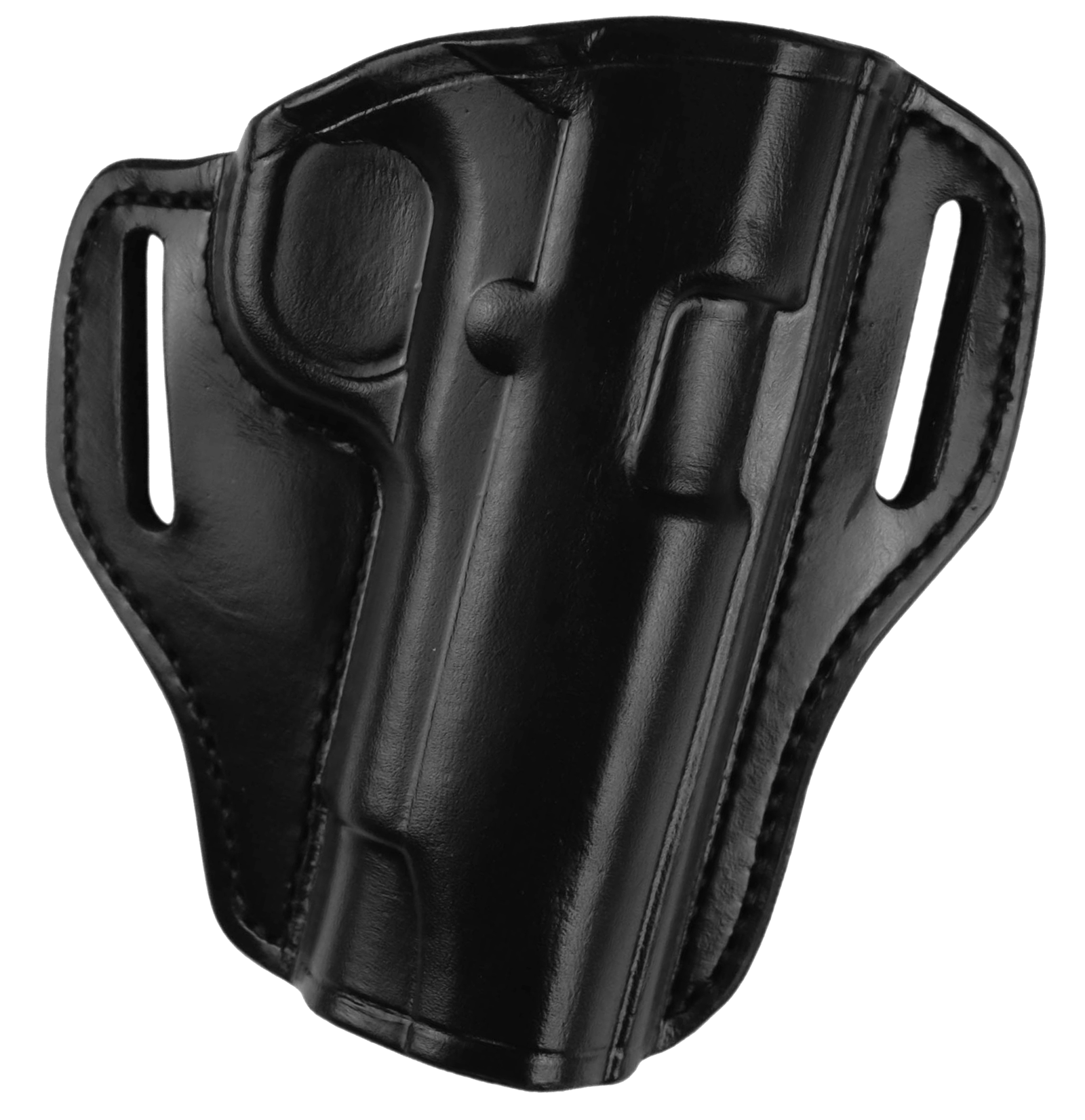 Bianchi 25054 57 Remedy  OWB Size 01 Black Leather Belt Slide Fits S&W J Frame Fits S&W 36 Fits S&W 640 Right Hand