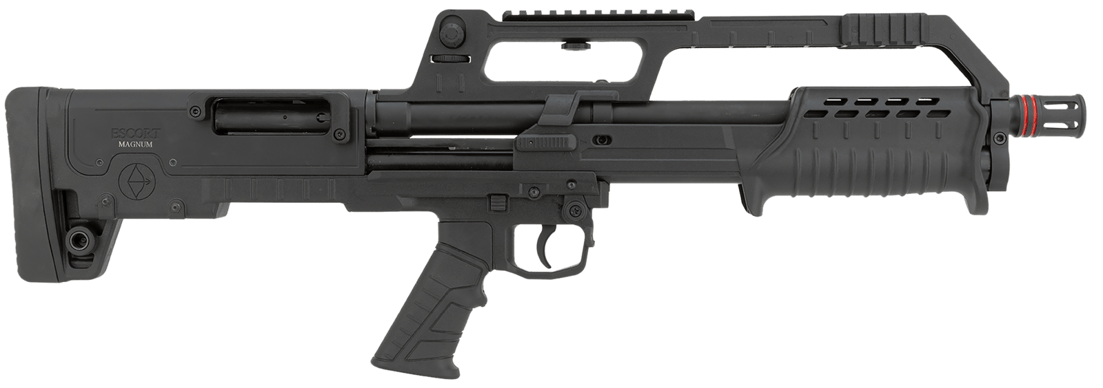 Escort HEBP41180001 BullTac PX 410 Gauge Pump 3" 5+1 18" Black Stainless Steel Barrel, Black Aluminum/Polymer Receiver w/Picatinny Rail, Black Bullpup Synthetic Stock, Black Grip
