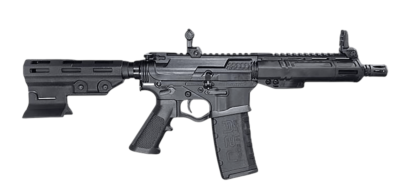 ATI ATIGAX5567MLTB Alpha Maxx  5.56 NATO 30+1 7.50" Black Barrel, Black Polymer Receiver w/Picatinny Rail, M-LOK Handguard, Black Polymer Blade, A2 Grip
