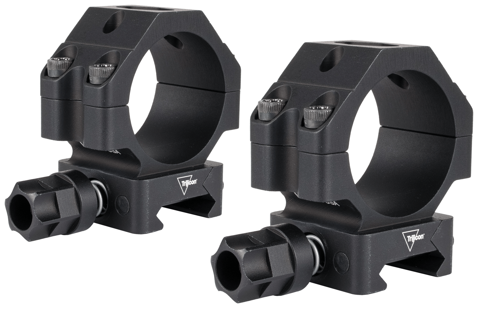 Trijicon AC22072 Scope Rings with Q-LOC Technology  Matte Black 35mm Low