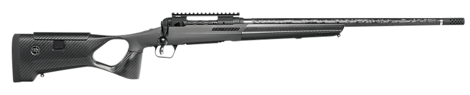 Savage Arms 58097 110 KLYM 6.5 Creedmoor 4+1 22" Carbon Fiber Threaded Barrel, Black Picatinny Rail Stainless Steel Receiver, FBT w/Adj Comb Black Synthetic Stock, Right Hand