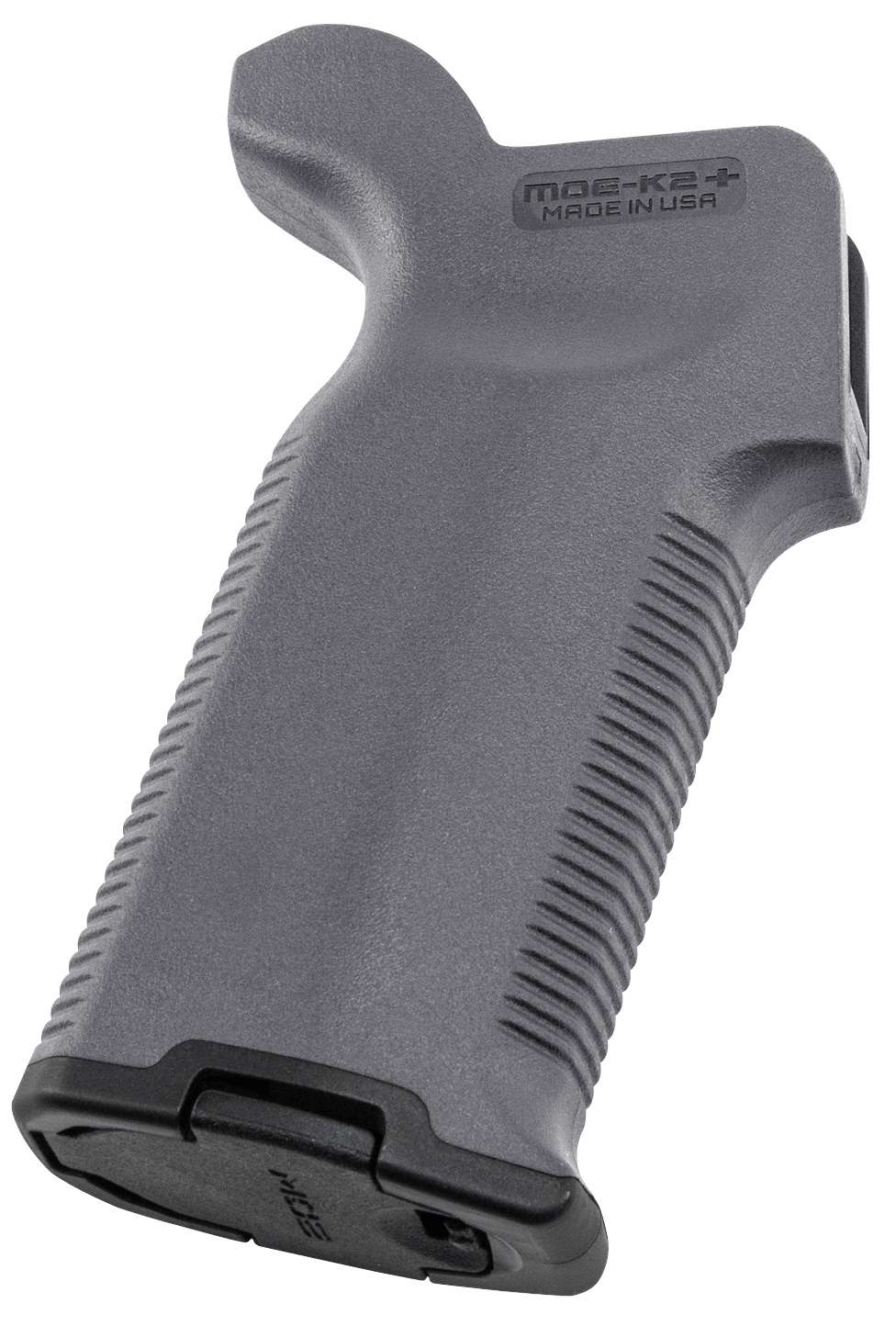 Magpul MAG532-GRY MOE-K2+ Grip Gray Polymer for AR-15, AR-10, M4, M16, M110, SR25