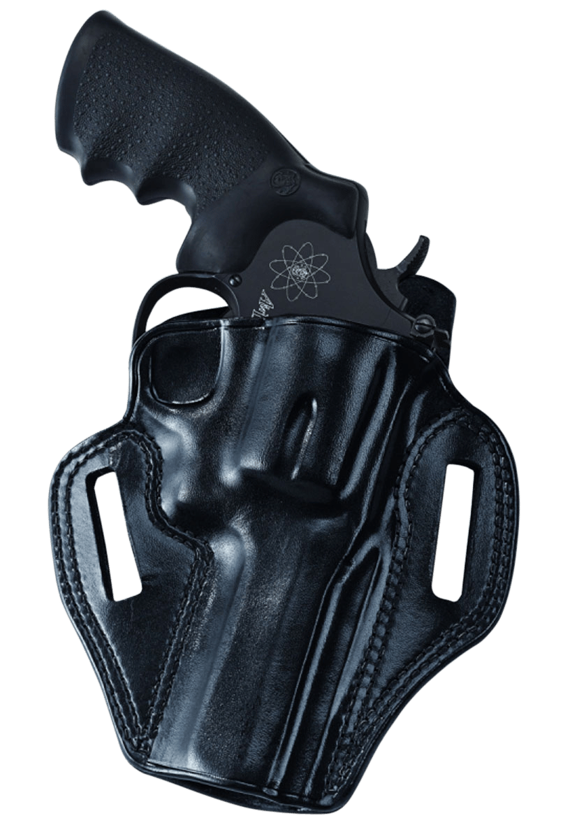 Galco CM652B Combat Master  OWB Black Leather Belt Slide Fits S&W M&P Shield Fits S&W M&P Shield Plus Fits S&W M&P Shield 2.0 Right Hand