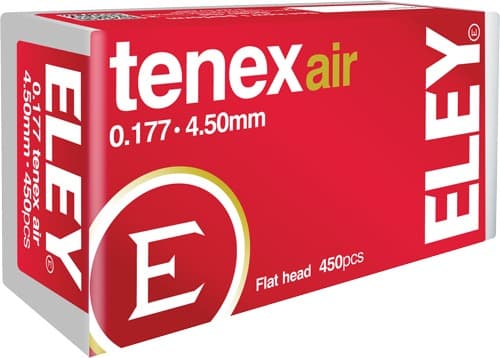 ELEY TENEX AIR PELLETS 177 4.50MM 8.2 GRAINS 450-PACK