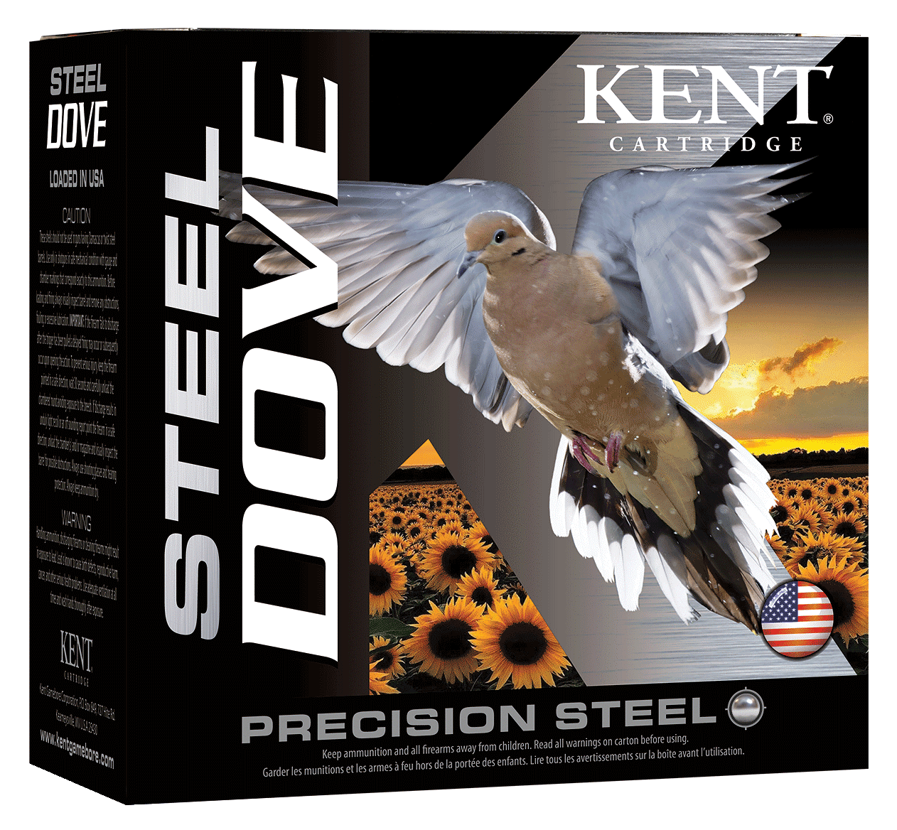 Kent Cartridge K12SD286 Steel Dove 12Gauge 2.75" 1oz 6Shot 25 Per Box/10 Case